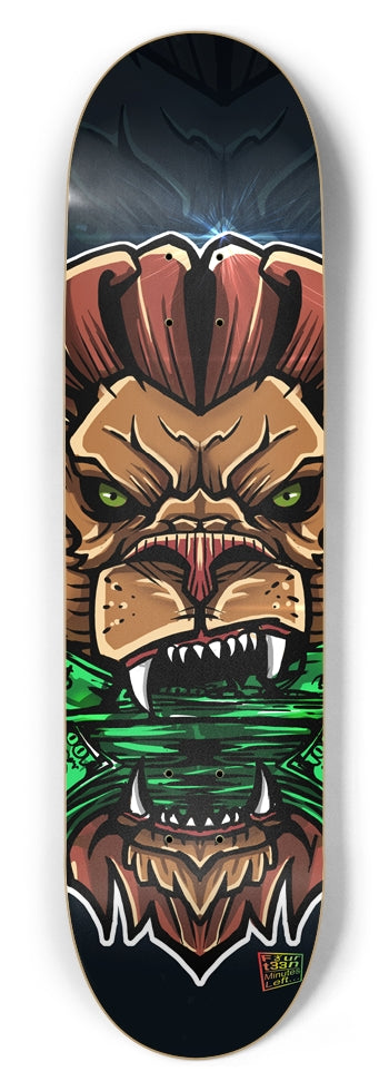 14Minutes Left "Aint Lion Bout The Money" Skateboard Deck